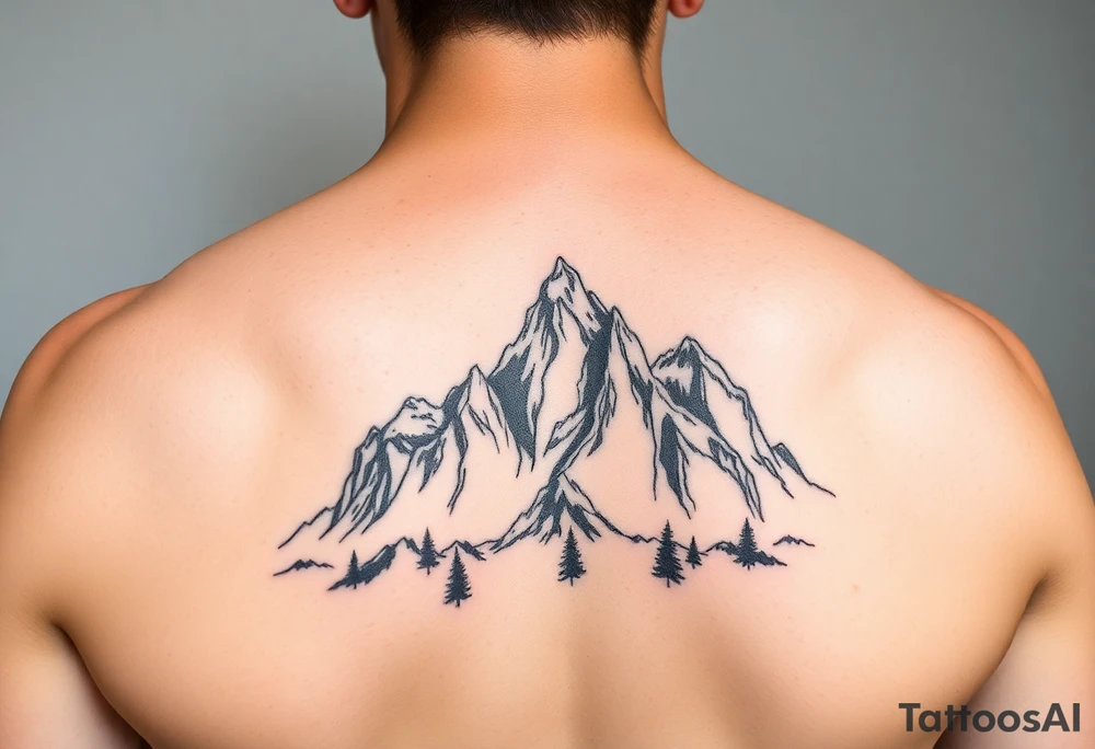 dolomites tattoo idea