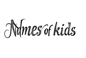 Names of kids tattoo idea