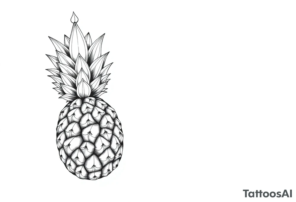 Majestic crown vagina pineapple with
vagina, anus , tattoo idea