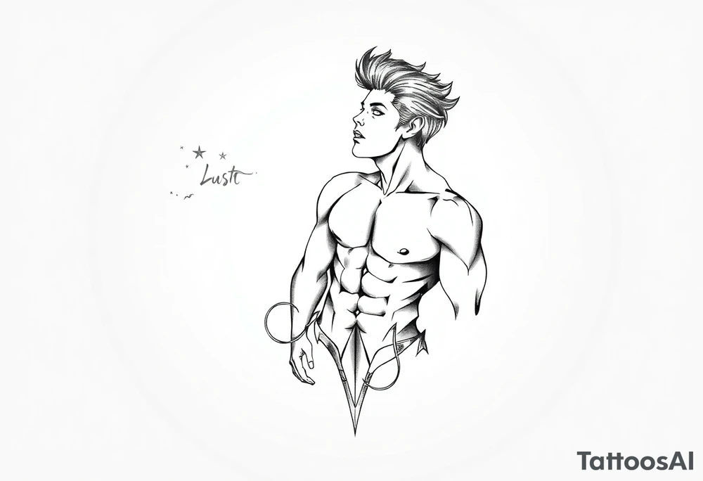 Reincarnation lust,sexy men tattoo idea