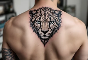 cool cheetah tattoo tattoo idea