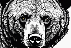 Grizzly bear tattoo idea