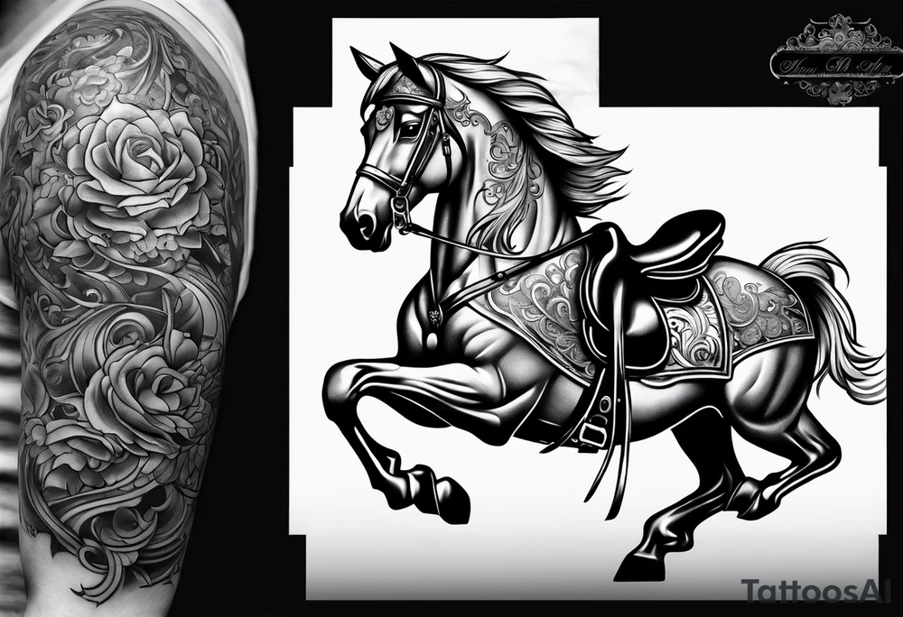 saddle tattoo idea