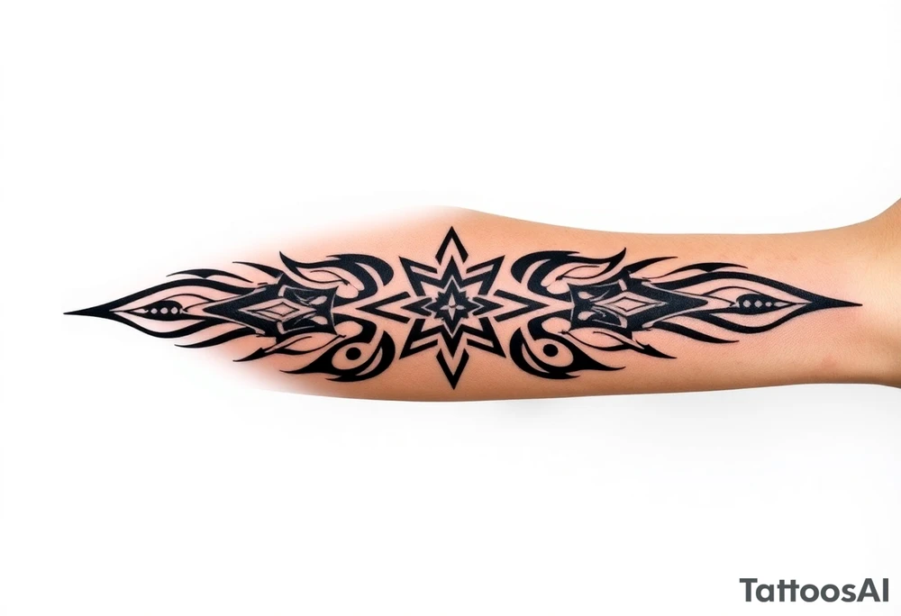 arawak indo tribe tribal tattoo half arm sleeve tattoo idea
