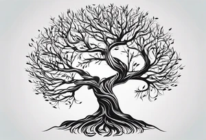 I would like a tattoo of a tree, but the branches spread across the arm in a tribal fashion tattoo idea