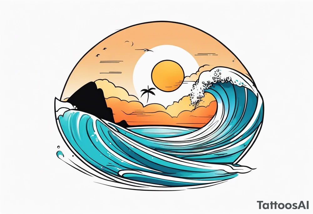 Summer  surf tattoos tattoo idea