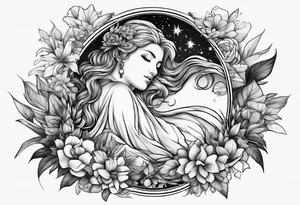 sleep token take me back to eden sleeve tattoo idea