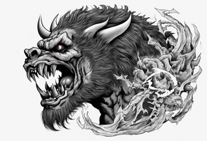 Zodd the beast in berserk tattoo idea