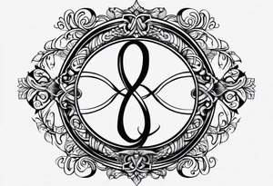 infinity symbol tattoo idea