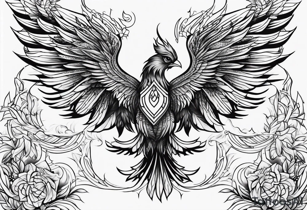 phoenix tattoo idea