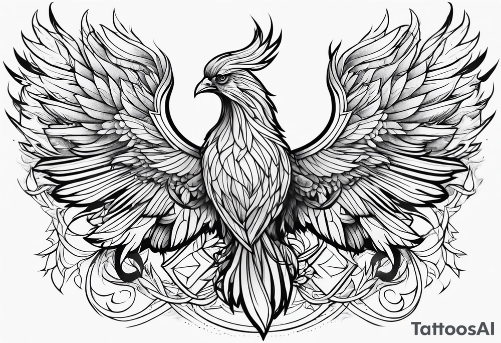Phoenix tattoo idea
