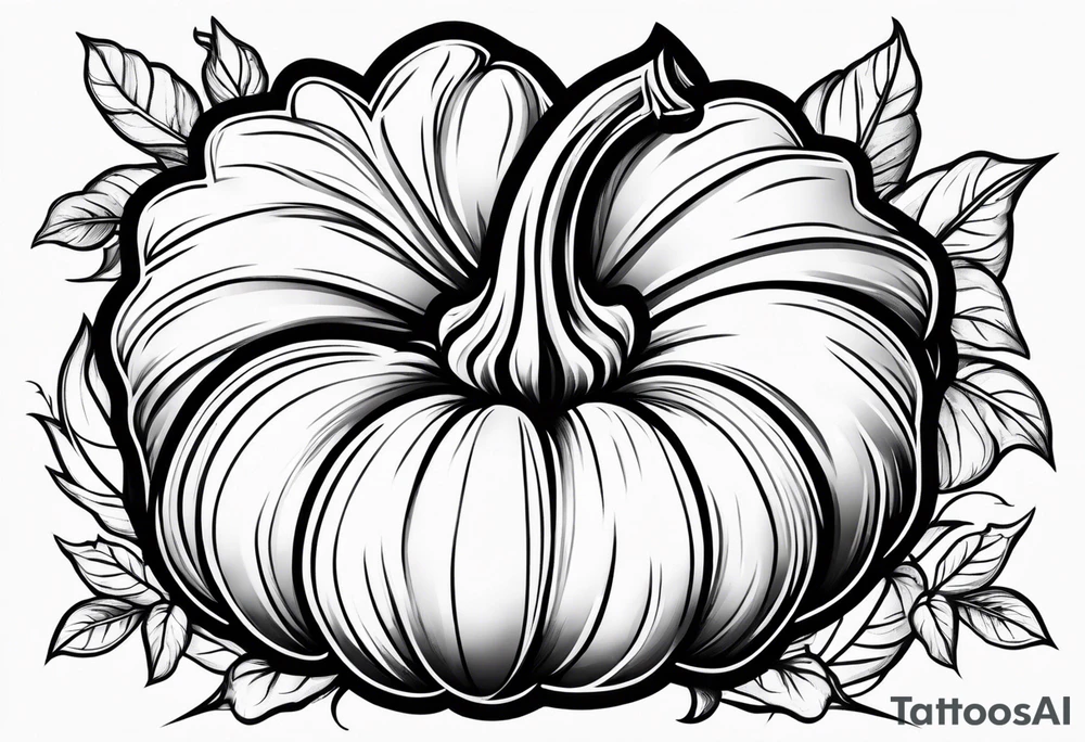 pumpkin tattoo idea