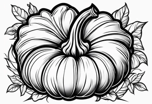 pumpkin tattoo idea