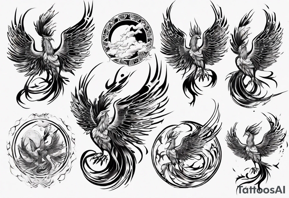 Phoenix tattoo idea
