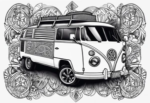 Hippie and hood tattoo idea