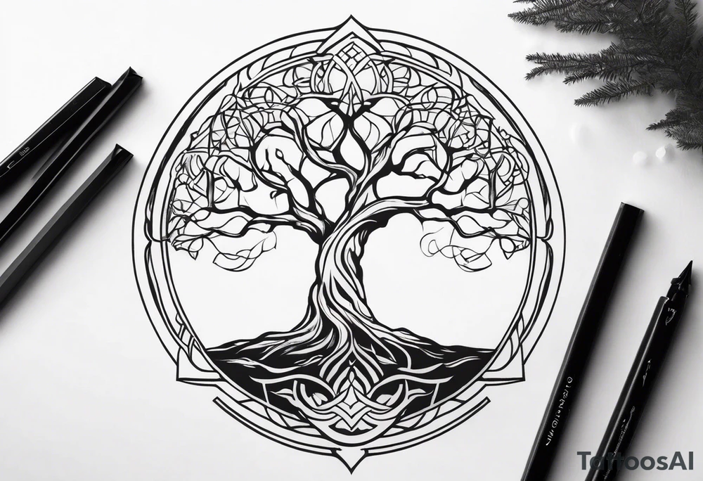 Yggdrasil tattoo idea