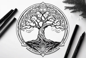 Yggdrasil tattoo idea