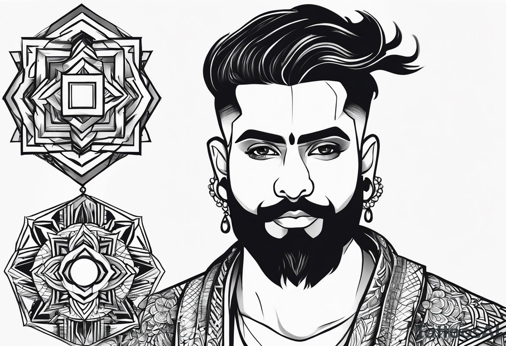 name for Gautam Poorva Garv tattoo idea