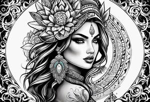 Végétale arm tattoo idea
