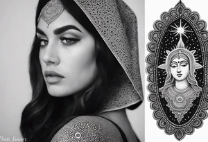 Nossa senhora aparecida tattoo idea