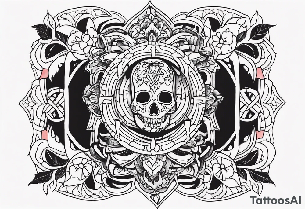 Dead parent dedication tattoo idea