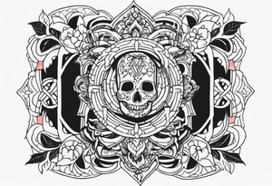 Dead parent dedication tattoo idea
