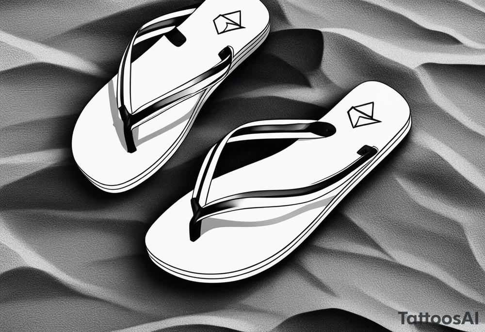 Keep it simple. A pair of Timberlakes next to a pair of flip flops on the Beach. tattoo idea