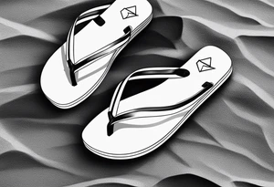 Keep it simple. A pair of Timberlakes next to a pair of flip flops on the Beach. tattoo idea