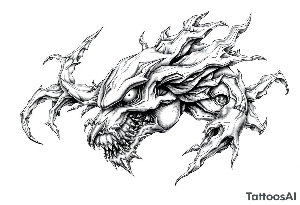 Mysteriöser feenwald tattoo idea