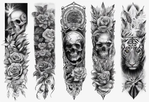 ARM SLEEVE 
REALISTIC tattoo idea