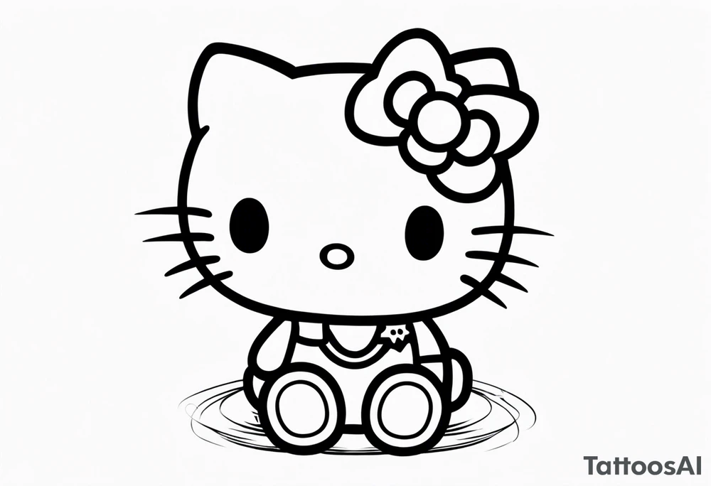hello kitty tattoo idea