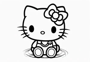 hello kitty tattoo idea