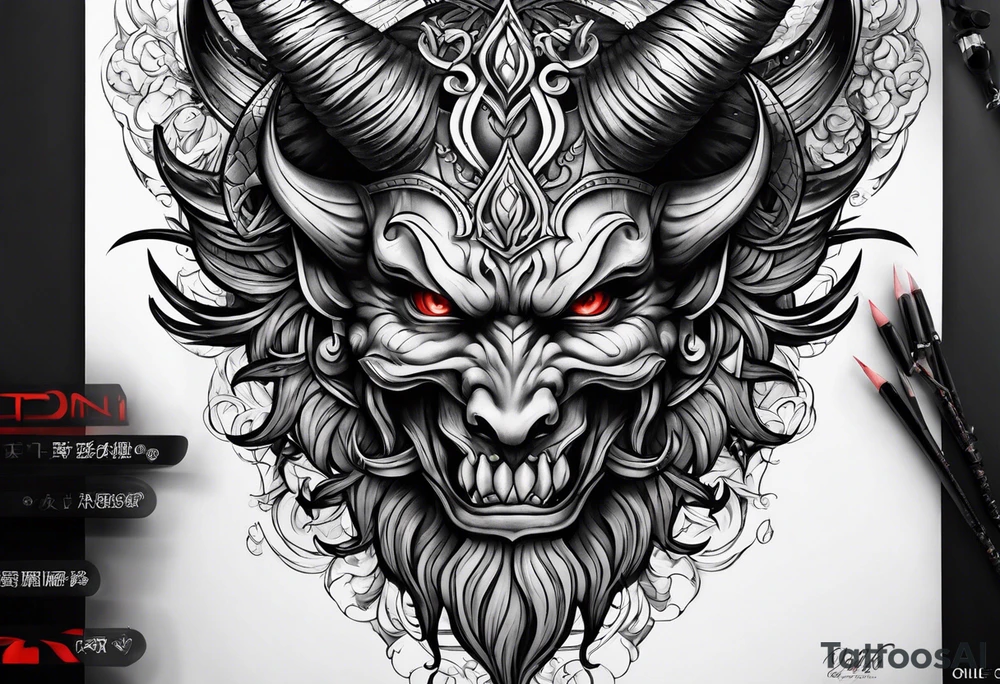 devil tattoo idea