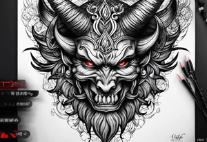 devil tattoo idea