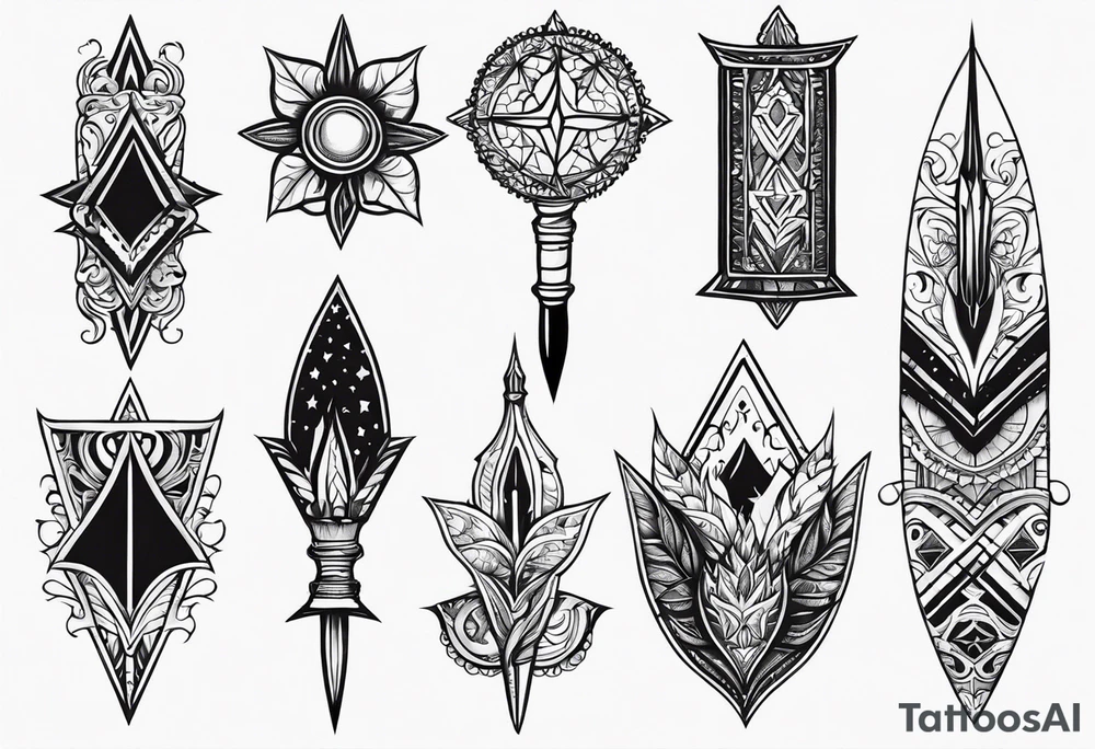theme daggers and stilletos different designs tattoo idea theme daggers and stilletos different designs tattoo idea