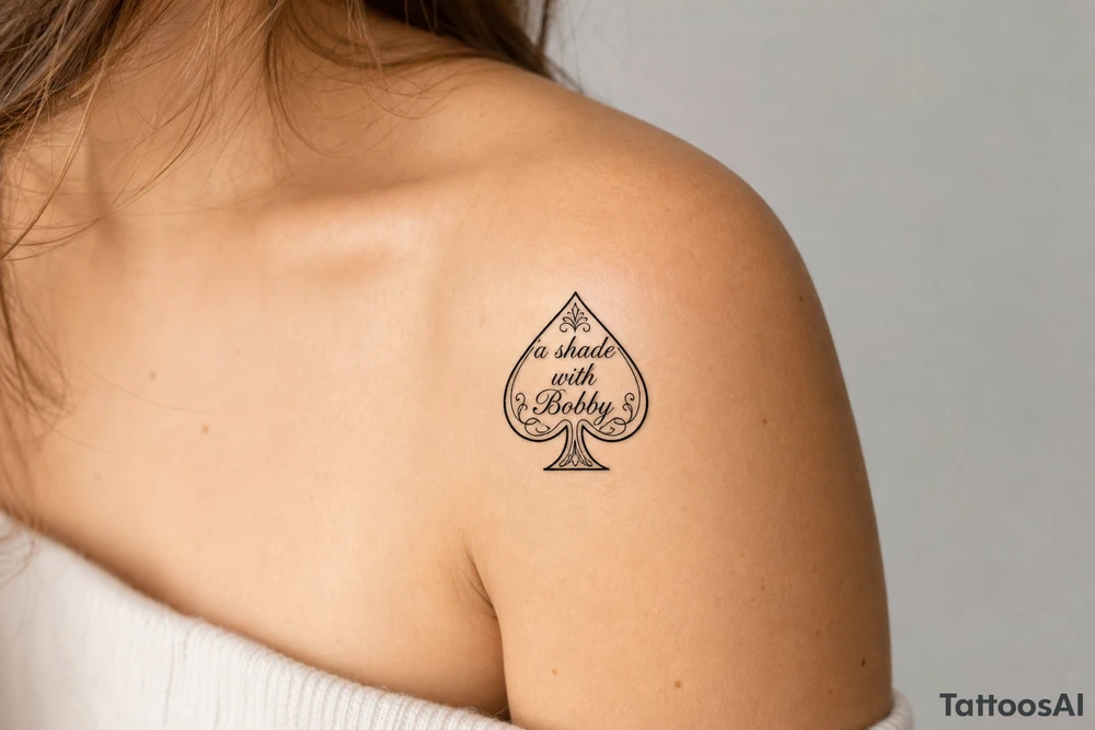 a shade with Bobby middle center inside the middle of the spade very super extremely traceable to trace onto notebook paper, very super extremely easy and simple traceable tracing black and white outlining outline coloring pages very super extremely traceable to trace onto notebook paper tattoo idea