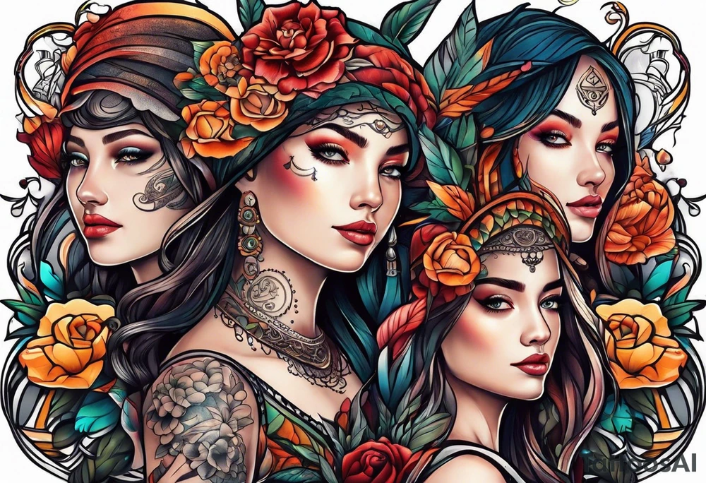 7 siblings tattoo idea