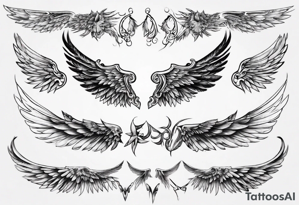 wings tattoo idea