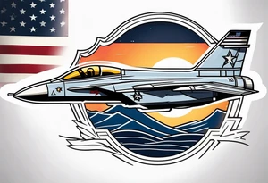 US NAVY jet tattoo idea