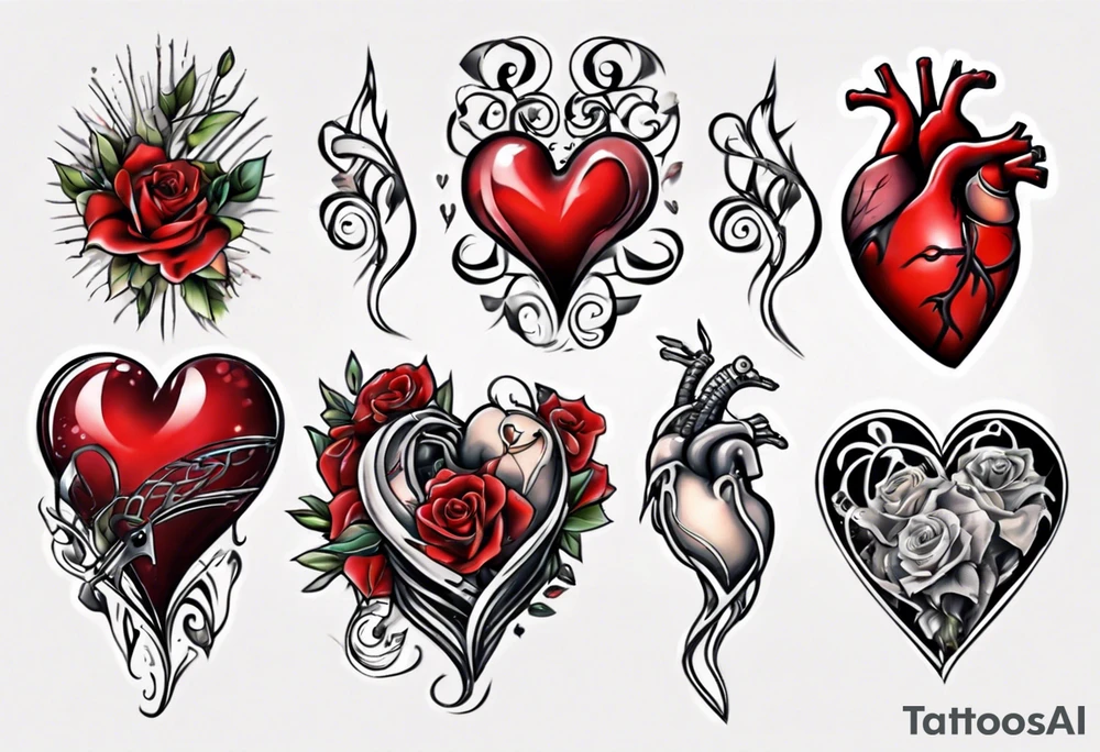 Heart tattoo idea