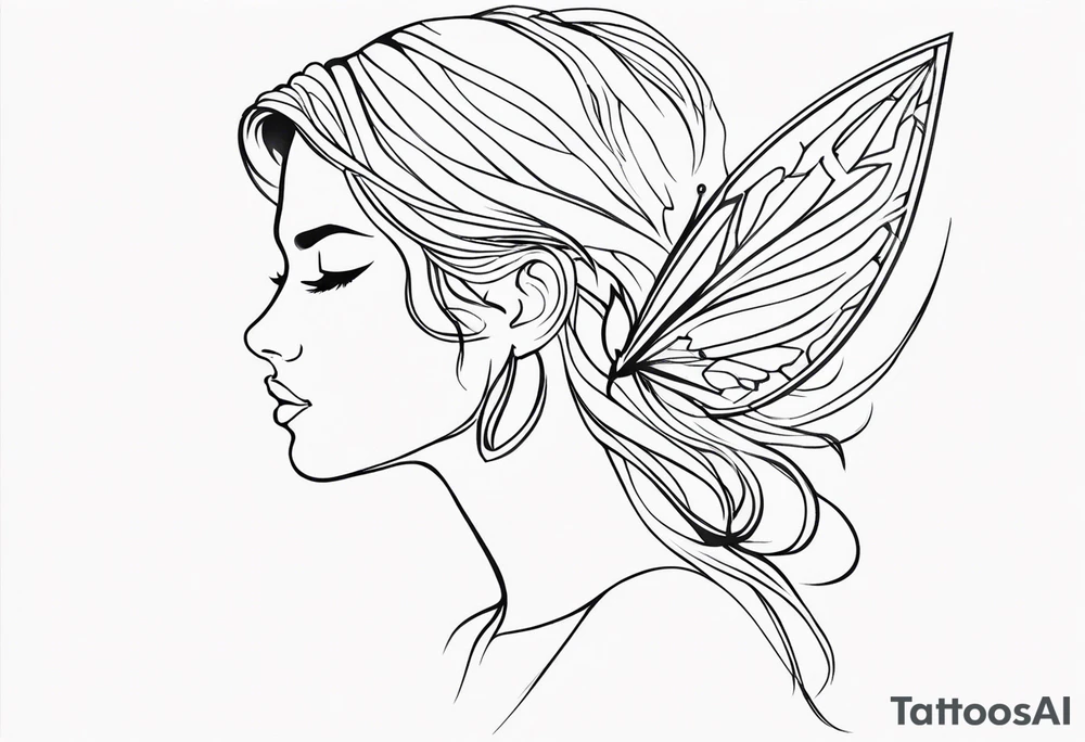 Fae profile tattoo idea