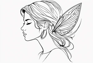 Fae profile tattoo idea