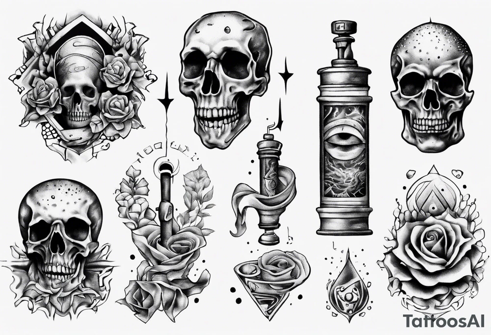 filling up an emptiness tattoo idea