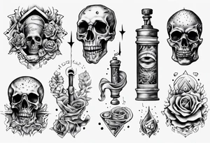 filling up an emptiness tattoo idea