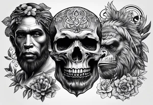 Human evolution tattoo idea