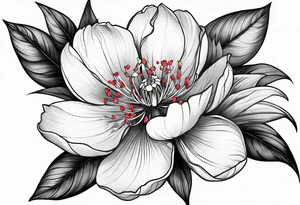 Sakura flower tattoo idea