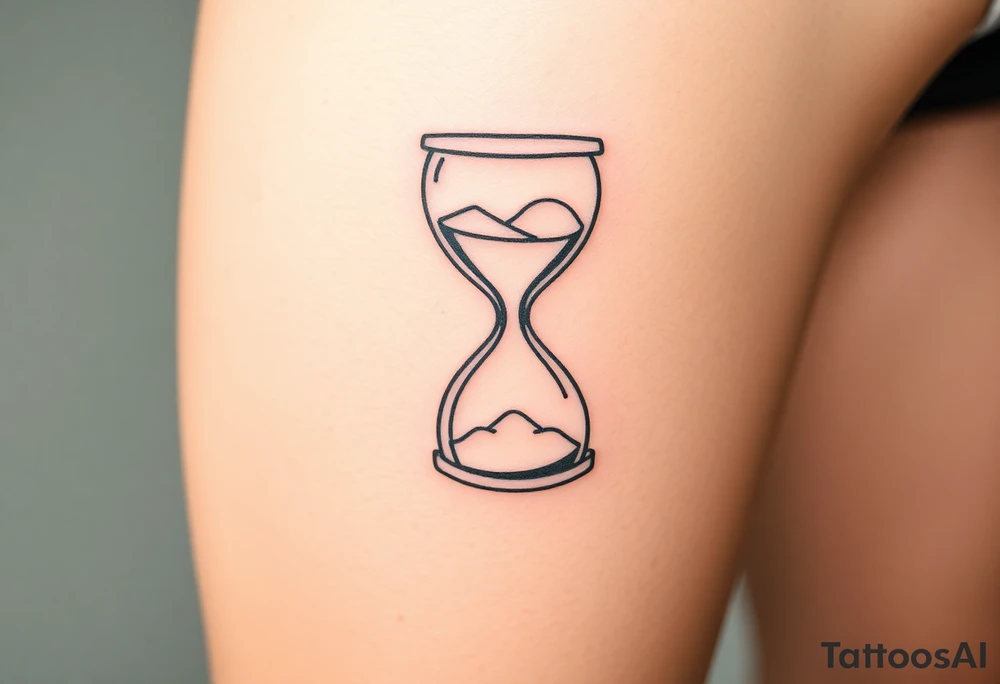 hourglass tattoo idea