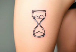 hourglass tattoo idea