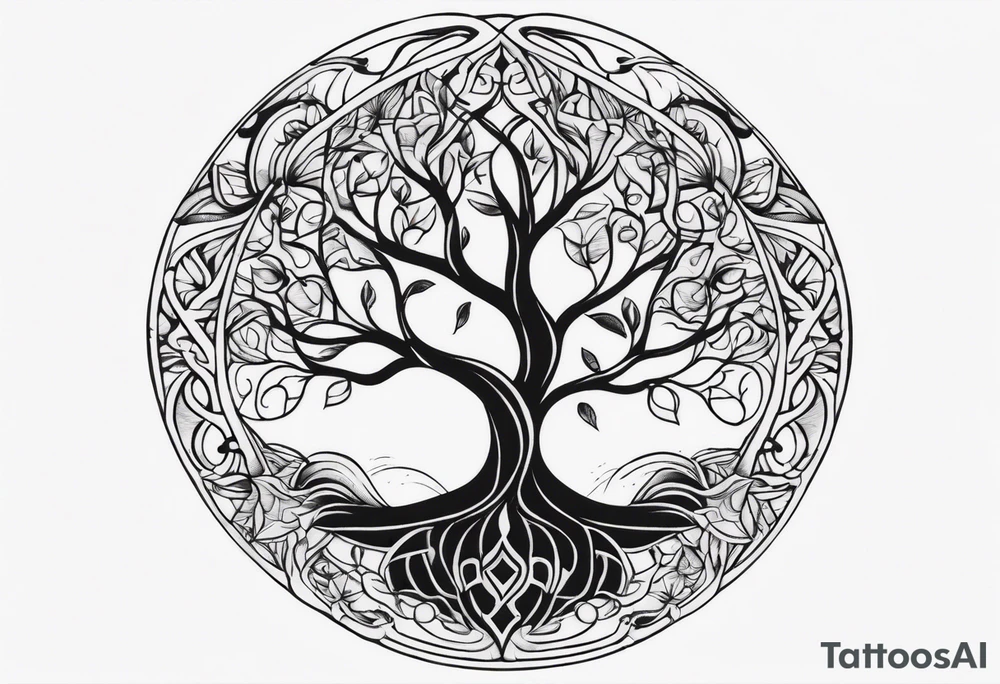 tree of life tattoo idea