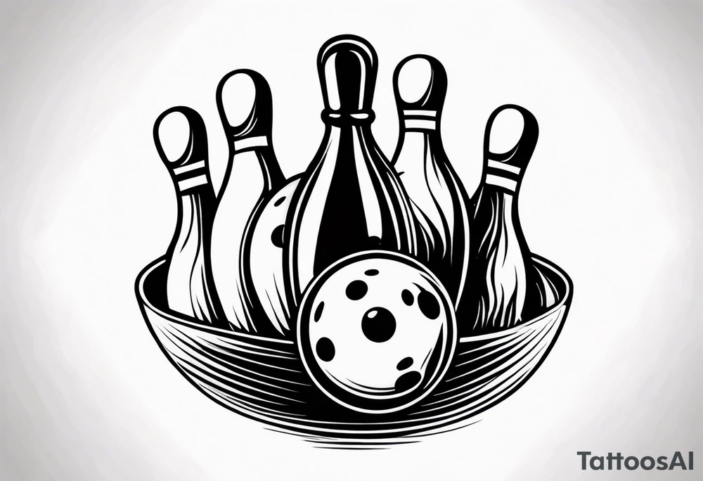 Bowling tattoo idea
